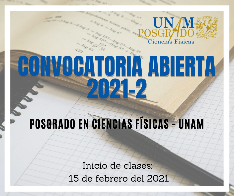 CONVOCATORIA POSGRADO SEMESTRE 2021-2